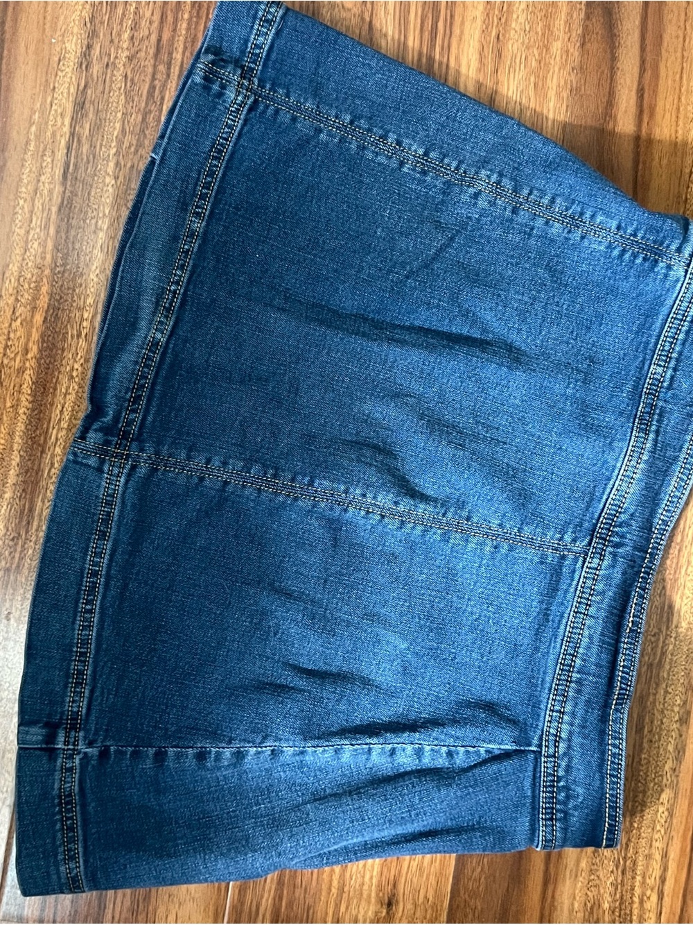 Free People Deniun Button-Front Denim Mini Skirt - Picture 3 of 3